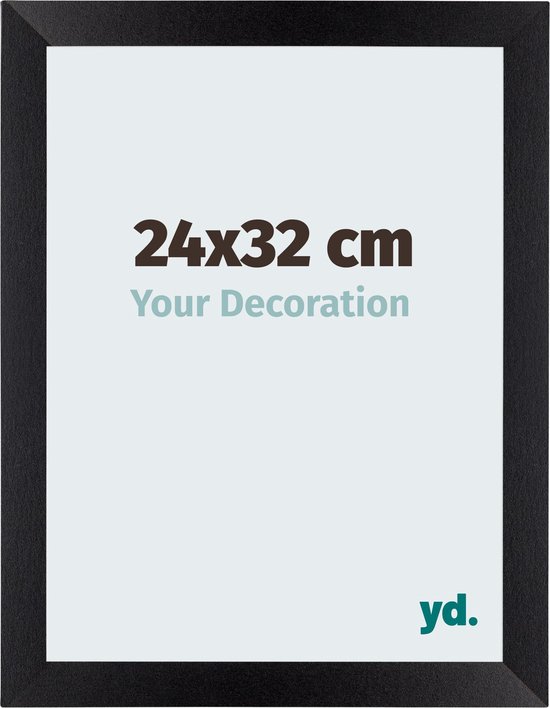 Votre Décoration - Cadre photo 24x32 cm - MDF - Zwart - Mura