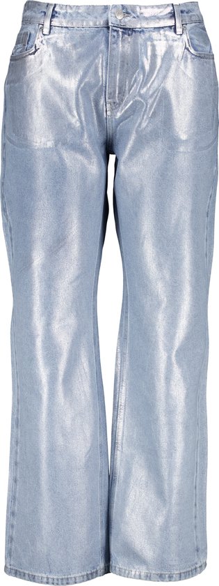 MS Mode Jeans Metallic straight leg jeans