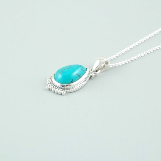 Oorbellen schelp - rosé goud - blauw - zomer - schelpen - strand - zilver