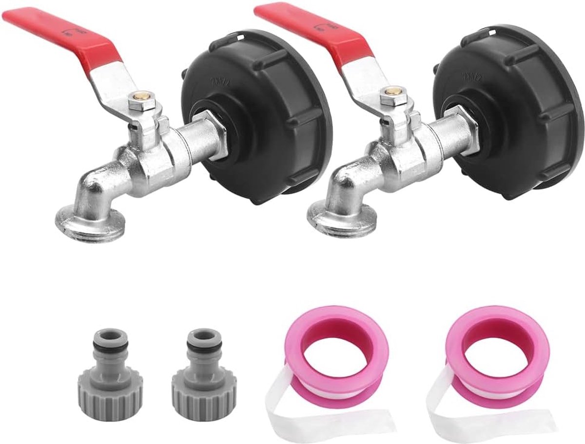 Adaptateur Universel IBC 75mm - Robinet Vidange Réservoir - Récupération Eau