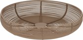 JENS Living Fruitmand Pim - Draadmand - ø29 x 6.5 cm - Taupe