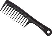 Cailean - XXL Kam - 24 Cm - Zwart - Haarkam met extra brede tanden - Haar Kam - Haar Accessoire - Styling Tool - Grove Kam - Kappers Kam