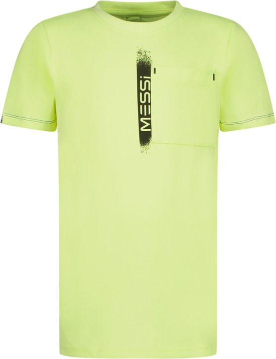Vingino T-shirt Jefos Jongens T-shirt - Neon yellow - Maat 128