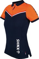 Knhs Polo Knhs Donkerblauw-oranje