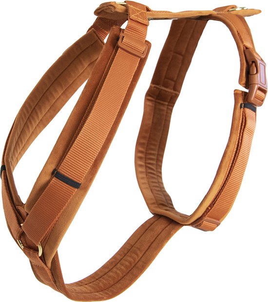 Kentucky Hondentuig Actief Velvet - Oranje XL - 48-70cm