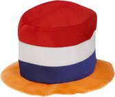 Folat - Rood wit blauwe hoed met oranje - EK voetbal 2024 - EK voetbal versiering - Europees kampioenschap voetbal