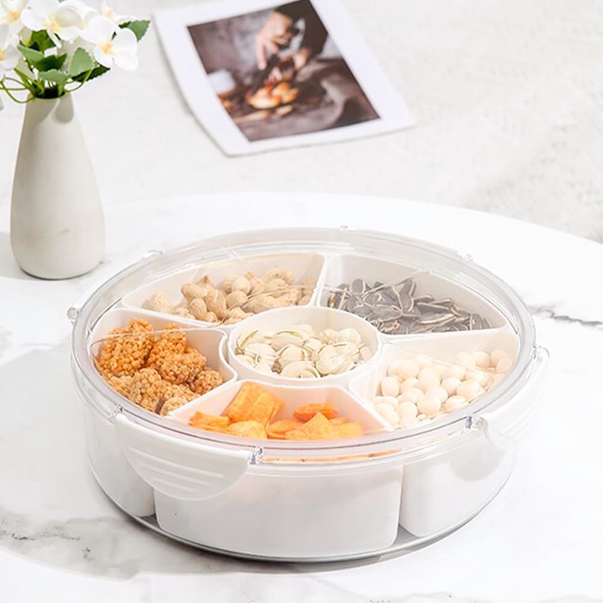 Assiette Compartiment Enfant Assiettes En Porcelaine Avec 3 Compartiments -  SSS - Onepine Compartiment Adulte, image size:1200x1200