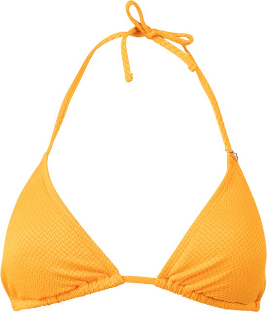 Brunotti Novalee-STR Dames Slider Triangel Bikini Top - Mix & Match - Oranje - 42