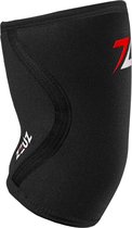 ZEUZ 1 Stuk Elleboog Brace – Elbow Sleeves Support Dames & Heren voor CrossFit, Fitness & Powerlifting – 5 mm – Zwart – Maat XXL