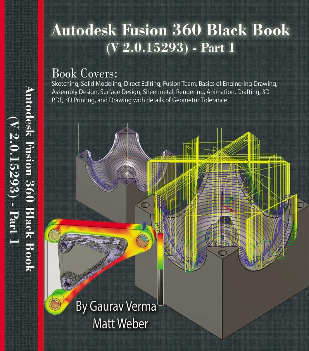 Omslag van Autodesk Fusion 360 Black Book (V 2.0.15293) - Part 1