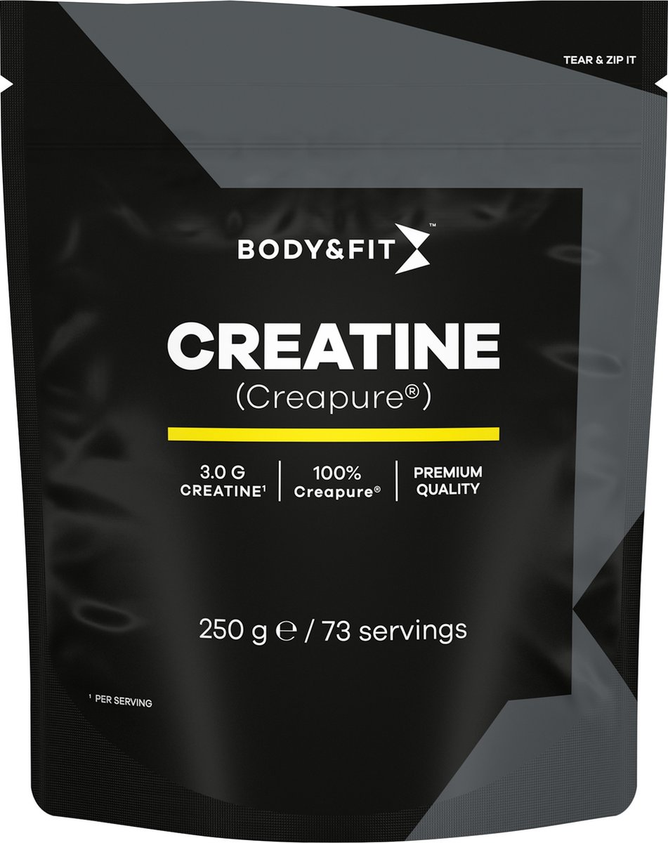 Goedkoopste Body & Fit Creatine - CreaPure® - Monohydraat - Best Creatine Worldwide - 250 gram (73 doseringen