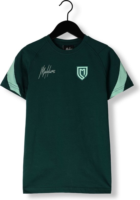 Malelions Pre-match T-shirt Polo's & T-shirts Jongens - Polo shirt - Donkergroen - Maat 140