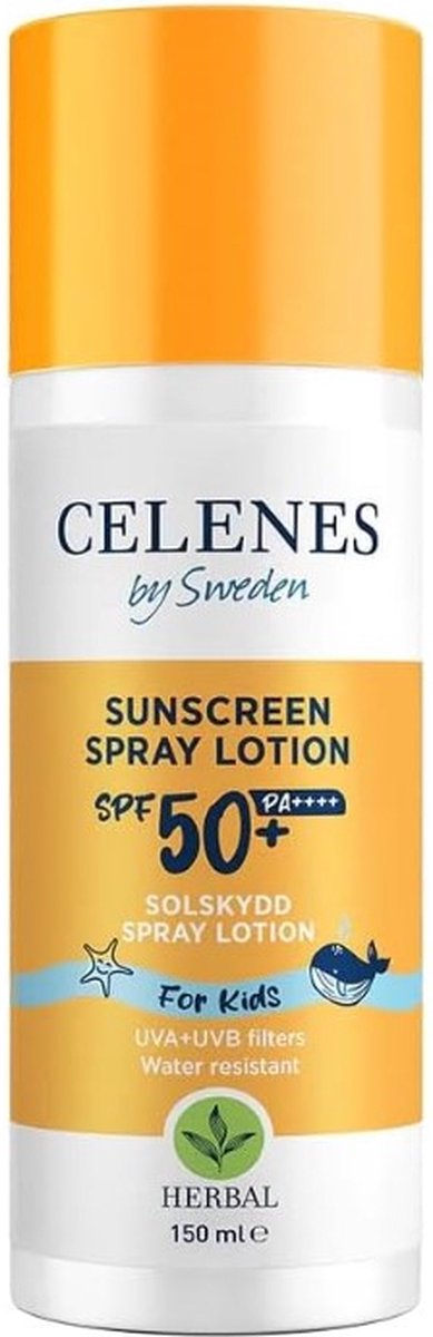 Goedkoopste Celenes by Sweden Herbal Junior Zonnebrandspray SPF50 - 150ml - PA