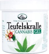 Duivelsklauw Cannabis Gel - 250 ml - Kalmeert en Ontspant - verlicht ontstekingsprocessen en verzacht spier- en gewrichtspijn - verhoogt de bloedtoevoer - Hof - PH