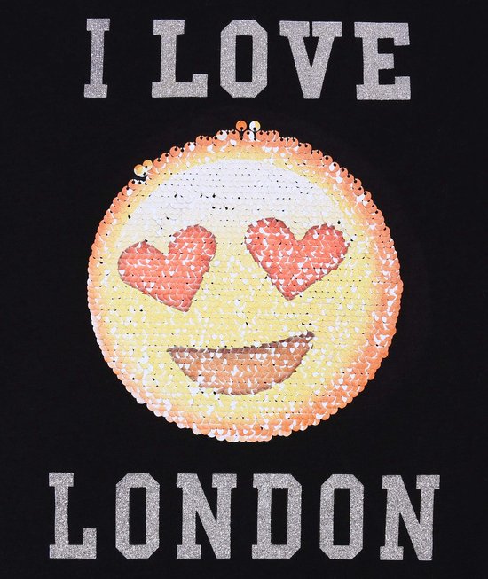Zwarte I Love London blouse