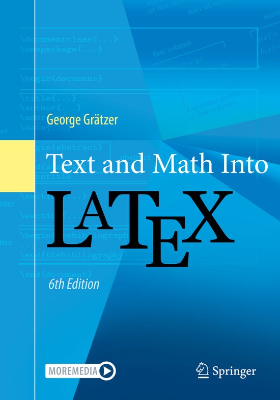 Text and Math Into LaTeX - cover