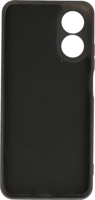 Coque adaptée pour OPPO A78 4G – Coque arrière Fashion – Coque en Siliconen – Zwart