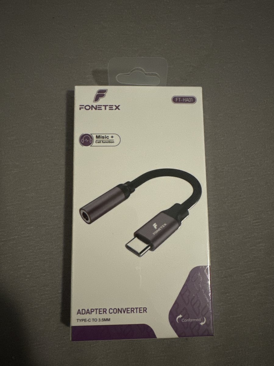 USB-C naar Audiojack 3.5mm Converter Adapter – FT-HA01