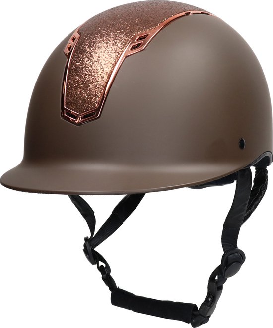 Paardrijhelm, ademende zachte vulling paardrijhoed met verstelbare riem, veiligheid anti-botsing paardensport hoeden en helmen voor vrouwen mannen, 54 cm, rijhoed