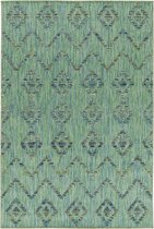 Pochon - Tapijt Bahama - Groen - 230x160x1 - Vloerkleed - Laagpolige Vloerkleed - Kortpolige Vloerkleed