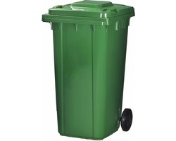 Kliko Kunststof Afvalcontainer - 120 liter - Groen