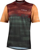 Nalini Heren Fietsshirt korte mouwen - MTB shirt Bruin - NEW MTB SHIRT Brown wood - L