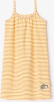 Woody Robe de nuit filles/femmes à fines bretelles - jaune/lilas rayé - koala - 241-10-DZB-Z/932 - taille XL