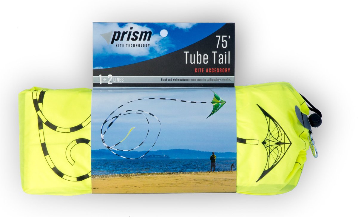 Vliegerstaart Prism Tube Tail 75 ft. Rainbow RB75 Regenboog 2200 cm