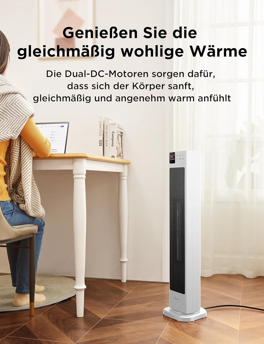Midea NTH20-22ER (WH) Heizlüfter | Heizlüfter Test 2026