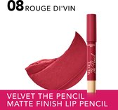 Lippenstift Bourjois Velvet The Pencil 1,8 g Stang Nº 08-rouge di'vin