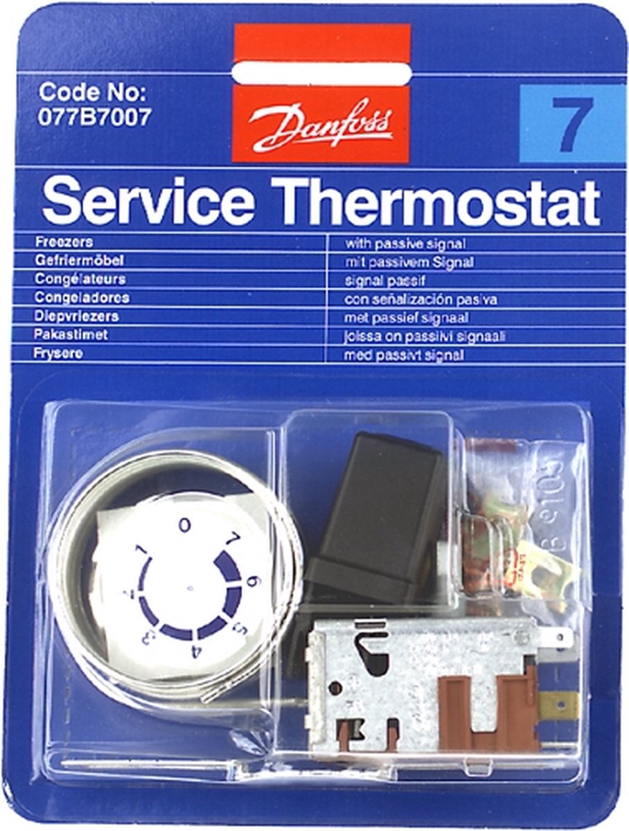 DANFOSS - THERMOSTAAT DANFOSS NR7 PASSIEF SIGNAAL - 077B7007