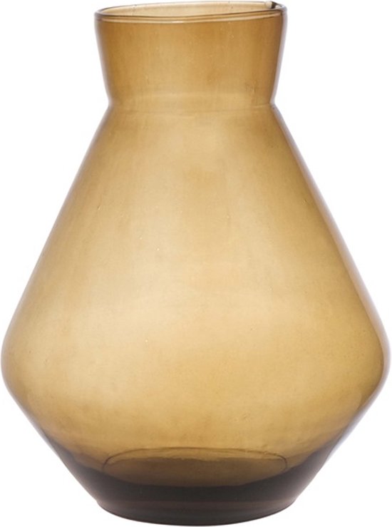 KADAX Bloemenvaas, 2 stuks, 18 cm, diameter 8 cm, glazen bloemenvaas met een hals van 11 cm, doorzichtige tafelvaas, heldere glazen vaas, glazen vaas voor bloemen, decoratieve vaas voor woonkamer (2