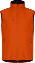 Clique Classic Softshell Vest 0200911 - Diep Oranje - XL