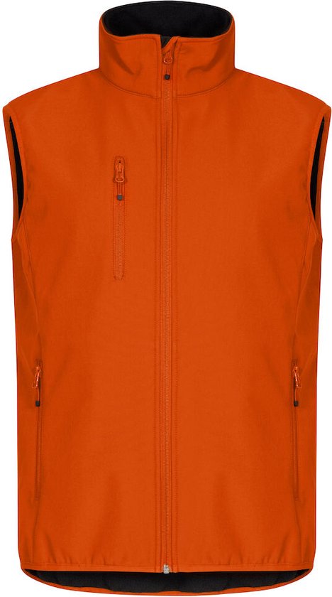 Clique Classic Softshell Vest 0200911 - Diep Oranje - XL