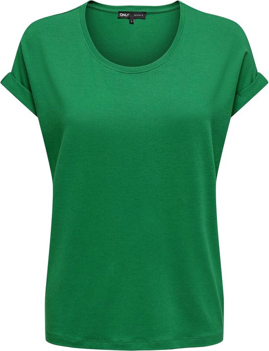 Only T-shirt Onlmoster S/s O-neck Top Noos Jrs 15106662 Jolly Green Ladies Size - XS