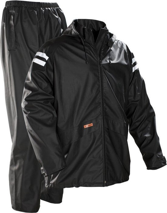 Foto: Jobman 6535 rainsuit 65653558 zwart m