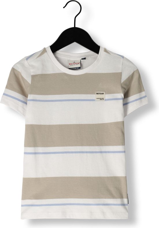 Retour Curtis Polo's & T-shirts Jongens - Polo shirt - Wit - Maat 116