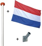 Bundelvoordeel Nederlandse vlag / vlaggenstok - vlag - vlaggenstokhouder