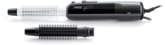 Princess Cool Air Föhnborstel 529202 – Twee opzetborstels – Coolshot functie - 1,8m snoer