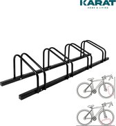 Casa Pura Porte-vélos - Support à vélos - Support à vélos - Linus - Pour montage au sol ou au mur - Zwart - Pour 4 Vélo