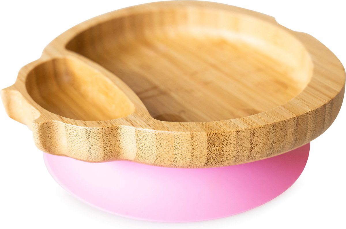 Goedkoopste Bamboe Lieveheersbeestje Bord - Roze