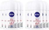 Nivea Dry Confidence Deo Roller - 10 x 50 ml