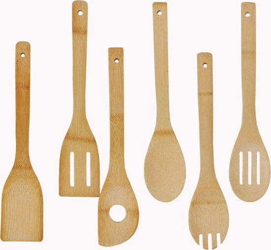 Complete Bamboe Keukenset van 6-delig