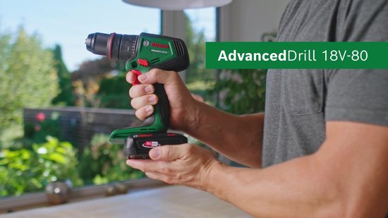 Bosch Home and Garden AdvancedDrill 18V-80 QuickSnap 06039E2003 Perceuse-visseuse sans fil 18,0 V
