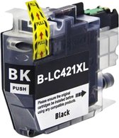 Boxstuff inkt geschikt voor Brother LC-421XLBK Zwart