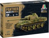 1:56 Italeri 25752 Panther Sd.Kfz.171 Ausf. A - WWII Plastic Modelbouwpakket