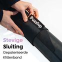 De Puzzlup puzzelmat, stevig gesloten met gepatenteerde klittenbandsluiting.