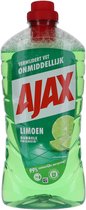 Ajax Allesreiniger Limoen- 4 x 1000 ml voordeelverpakking