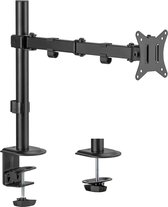 Maclean - Monitorbeugel - bureausteun voor LCD-monitor, 17-32", 9kg, VESA 75x75 en 100x100 dubbele arm, MC-753N