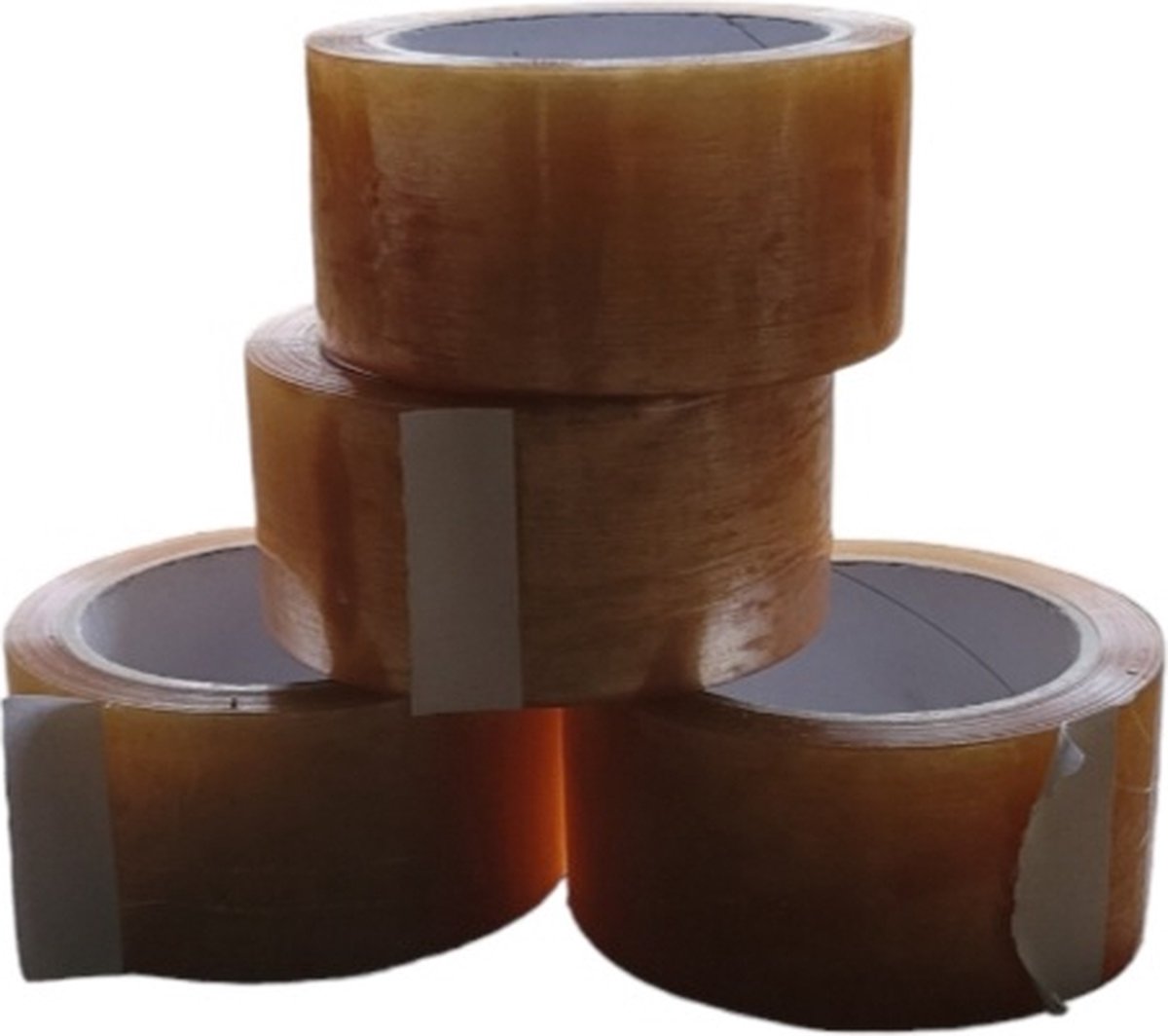 PP solvent tape transparant 25mu 50mm x 66mtr